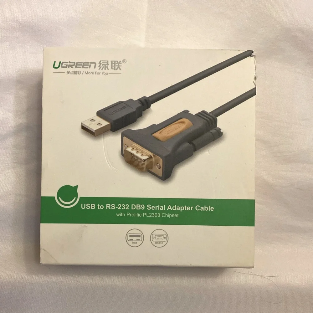 USB to RS232 Adapter Serial Cable DB9 Male 9 Pin with PL2303